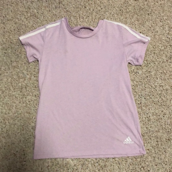 Adidas light purple shirt - Picture 1 of 2